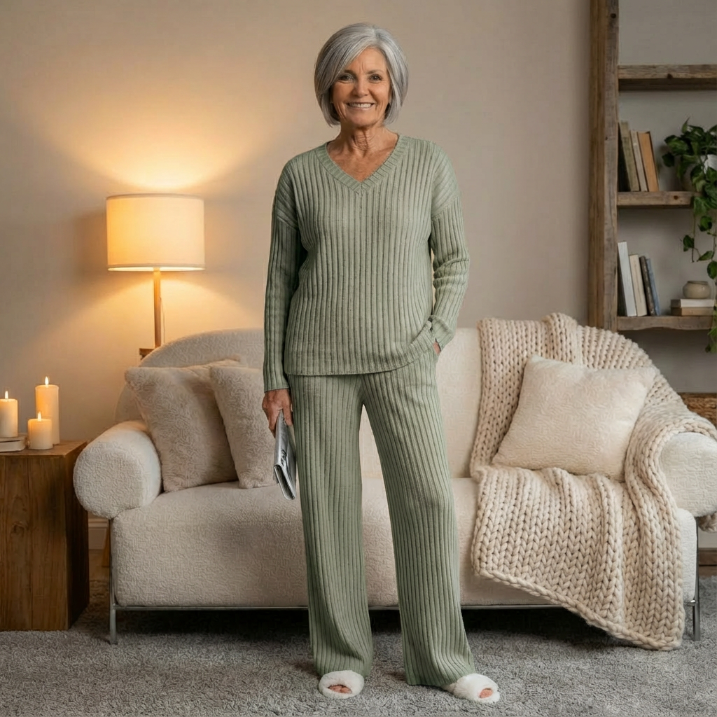 LunaRib™ | Soft Knit Lounge Set