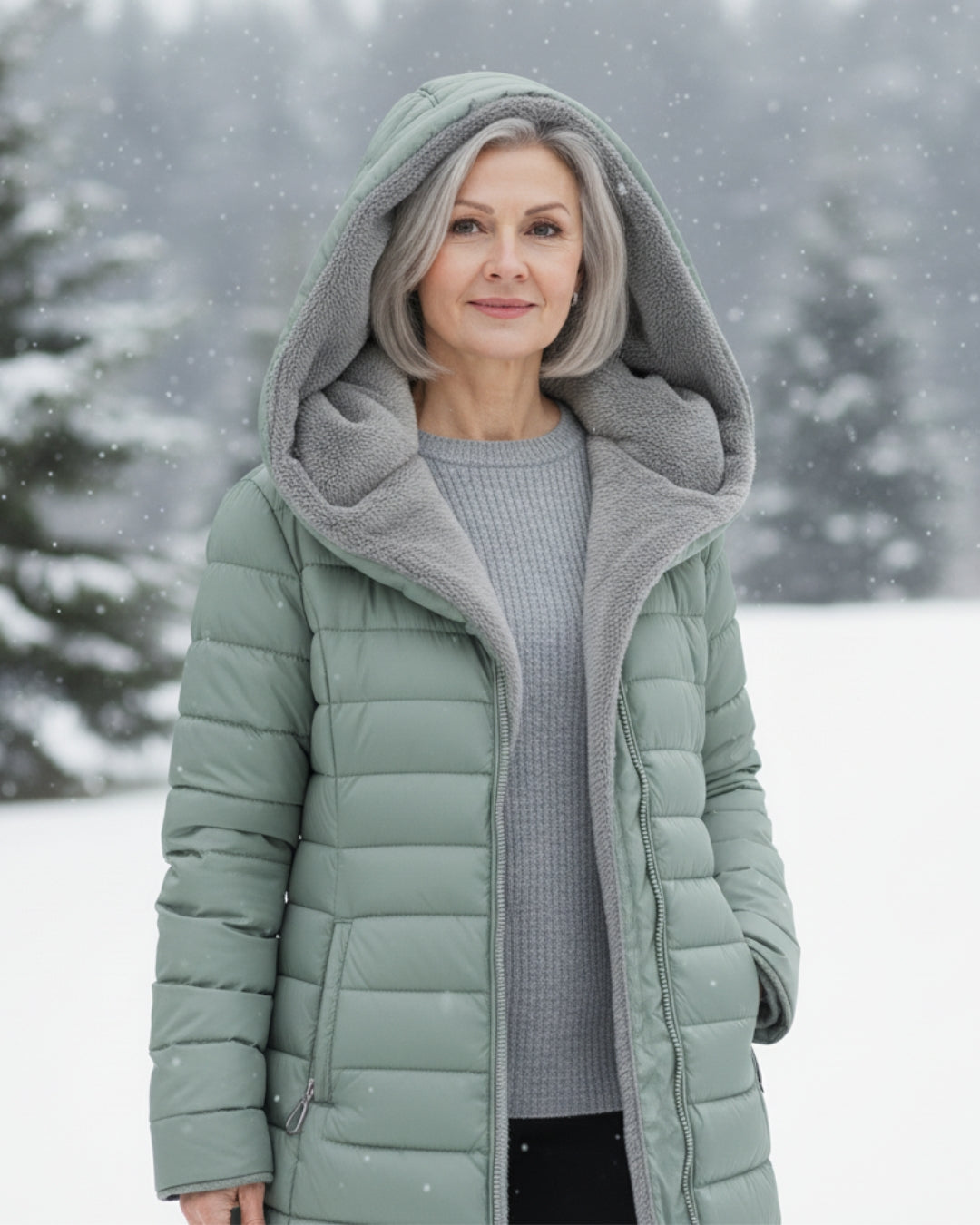 Lavinia™ | Fleece-lined Winter Coat