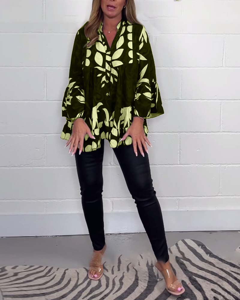 Elle | Longsleeve floral blouse