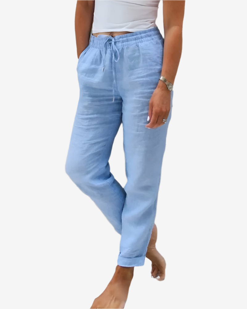 Elle | Comfortable linen trousers