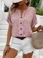 Elle | Blouse with flowers
