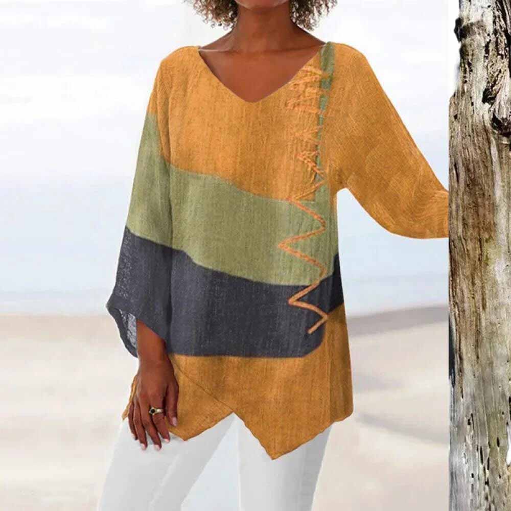 Elle | Abstract blouse