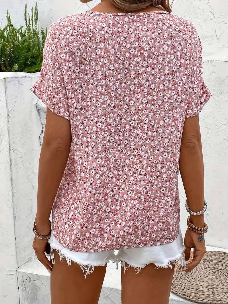 Elle | Blouse with flowers