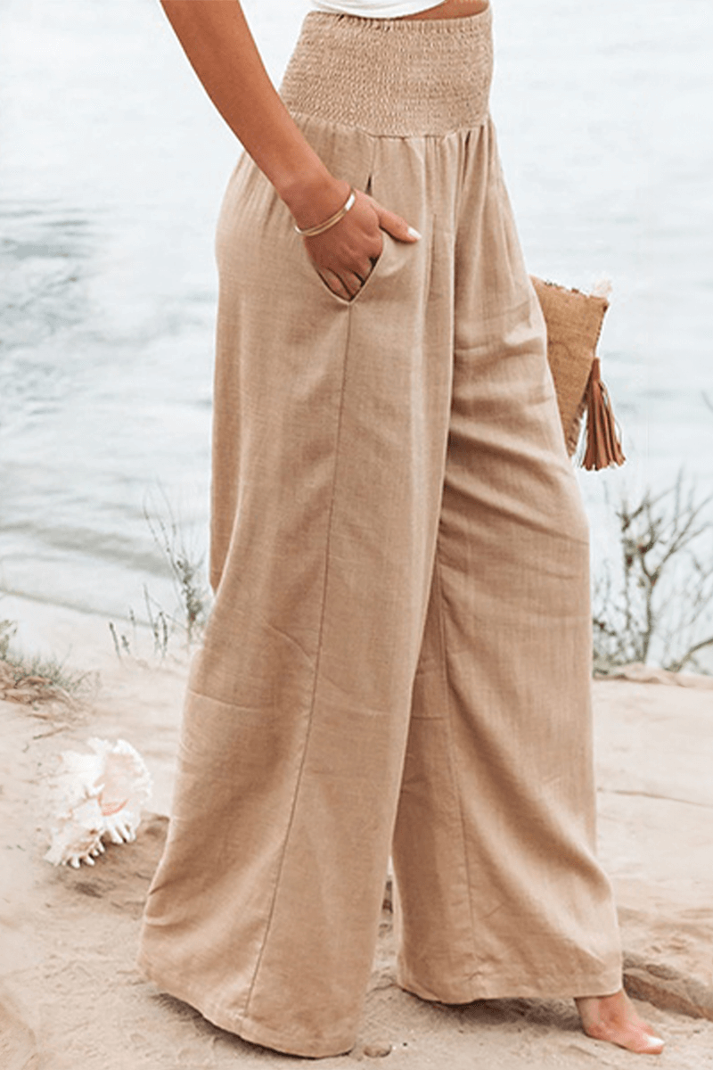 Elle | High-waisted trousers