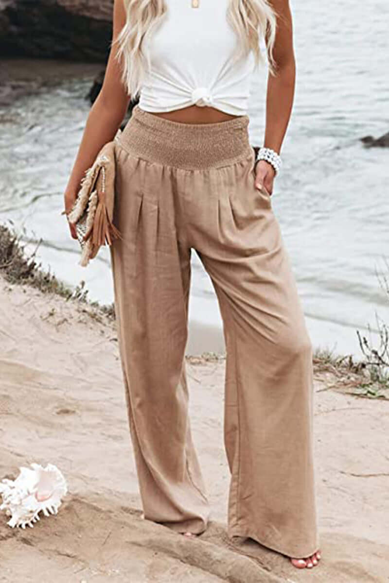 Elle | High-waisted trousers