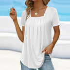 Elle | Pleated blouse