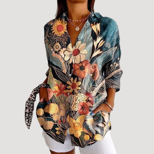 Elle | Colourful floral shirt