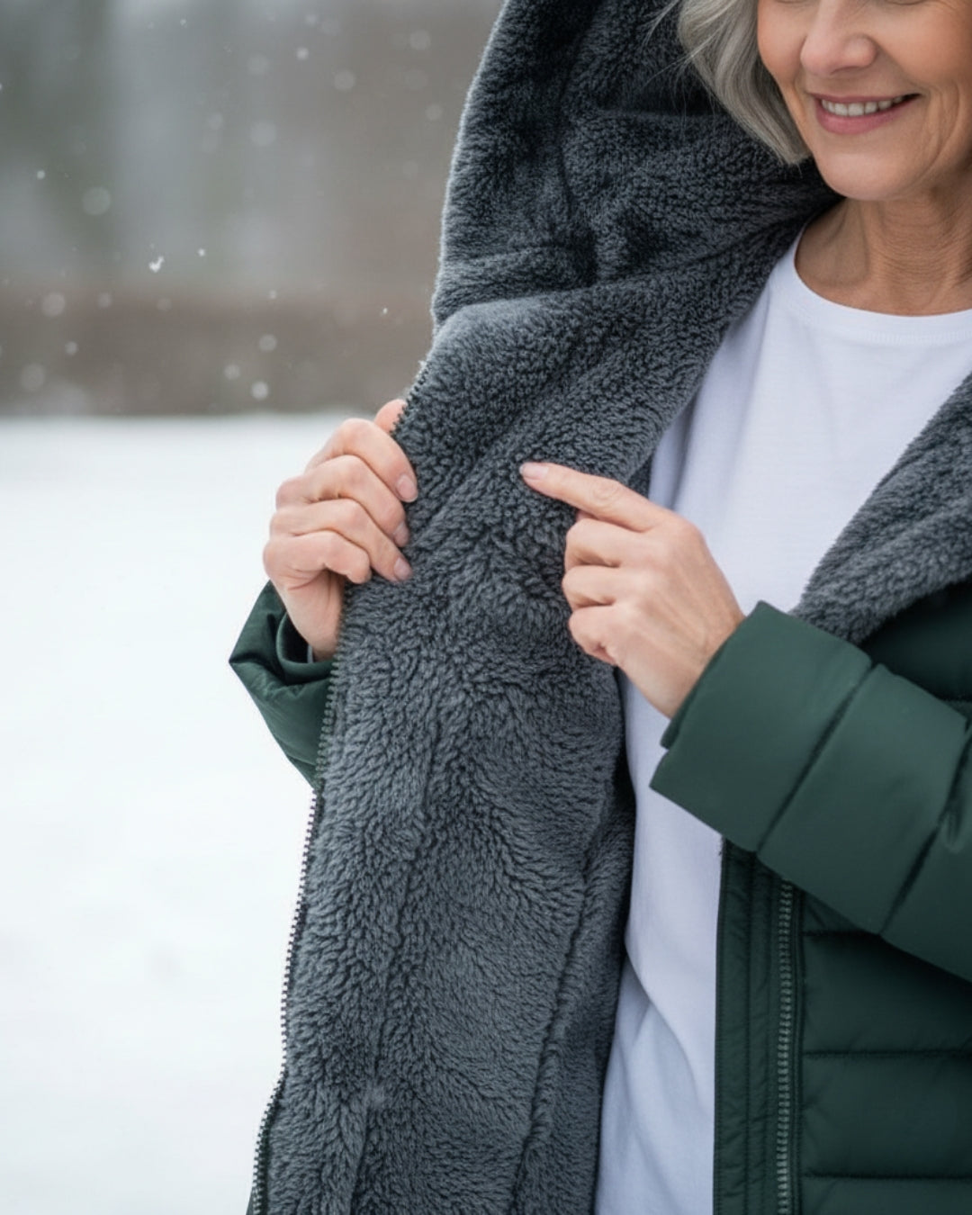 Lavinia™ | Fleece-lined Winter Coat