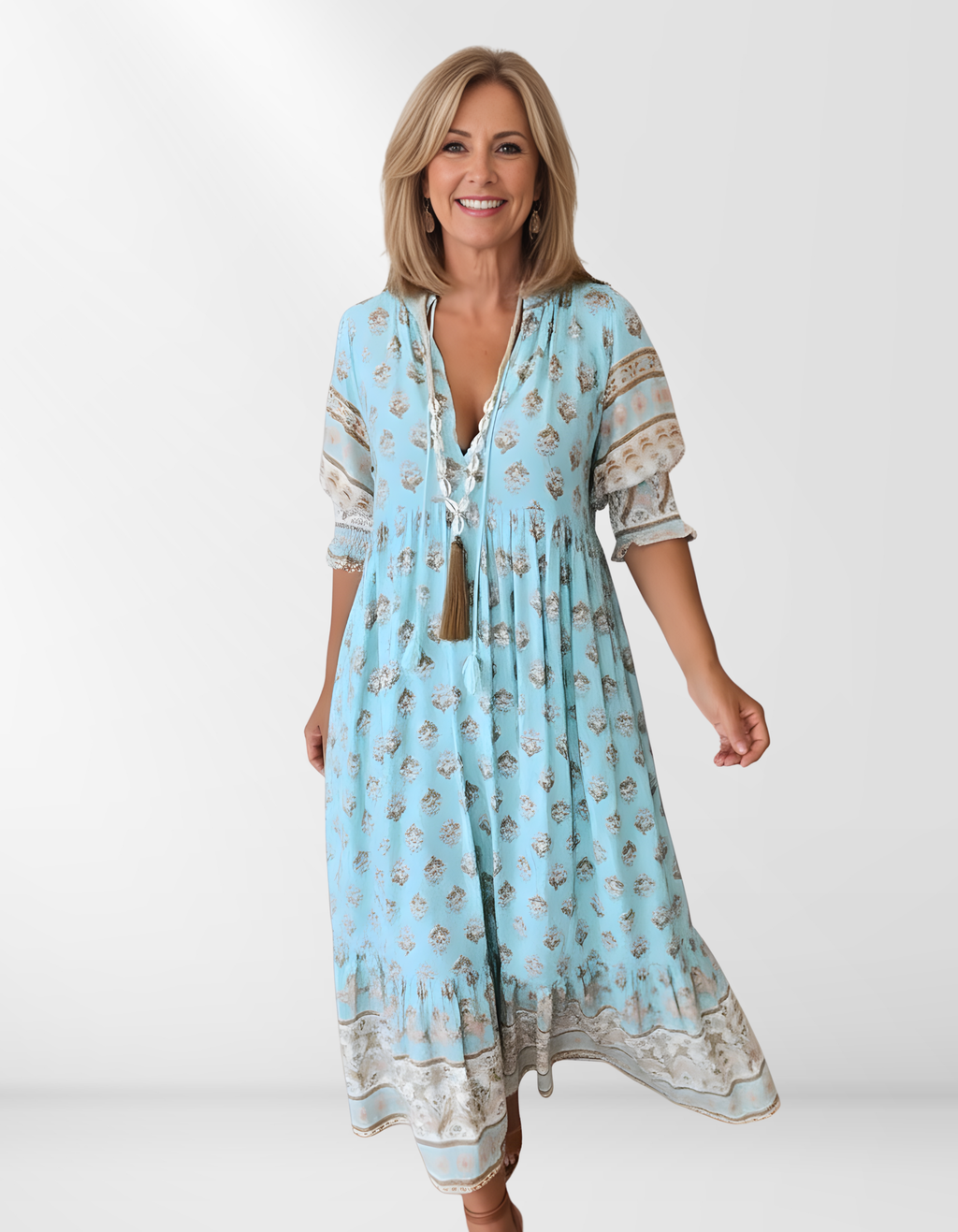 Elle | Flowing bohemian dress