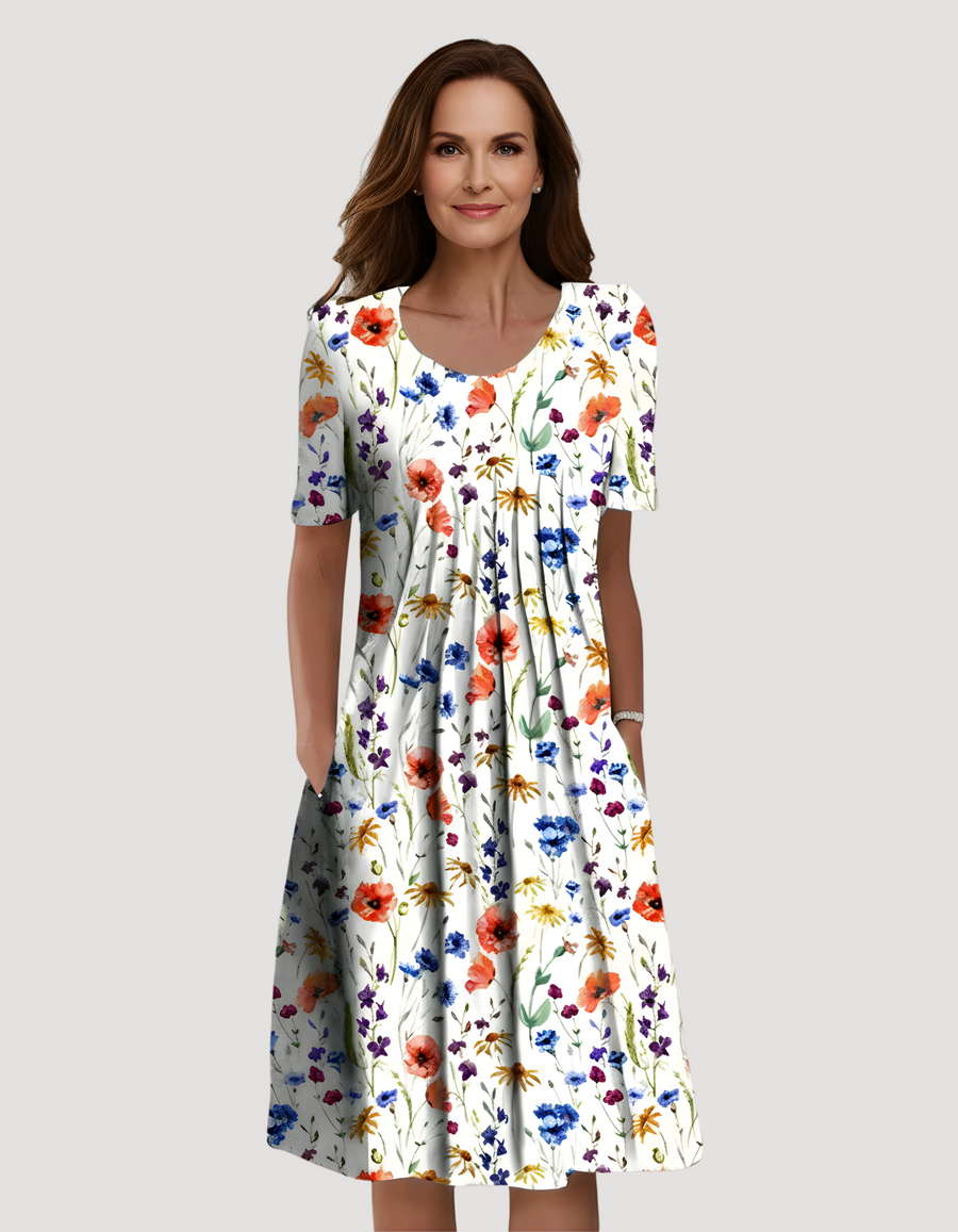 Elle | Casual trendy floral dress