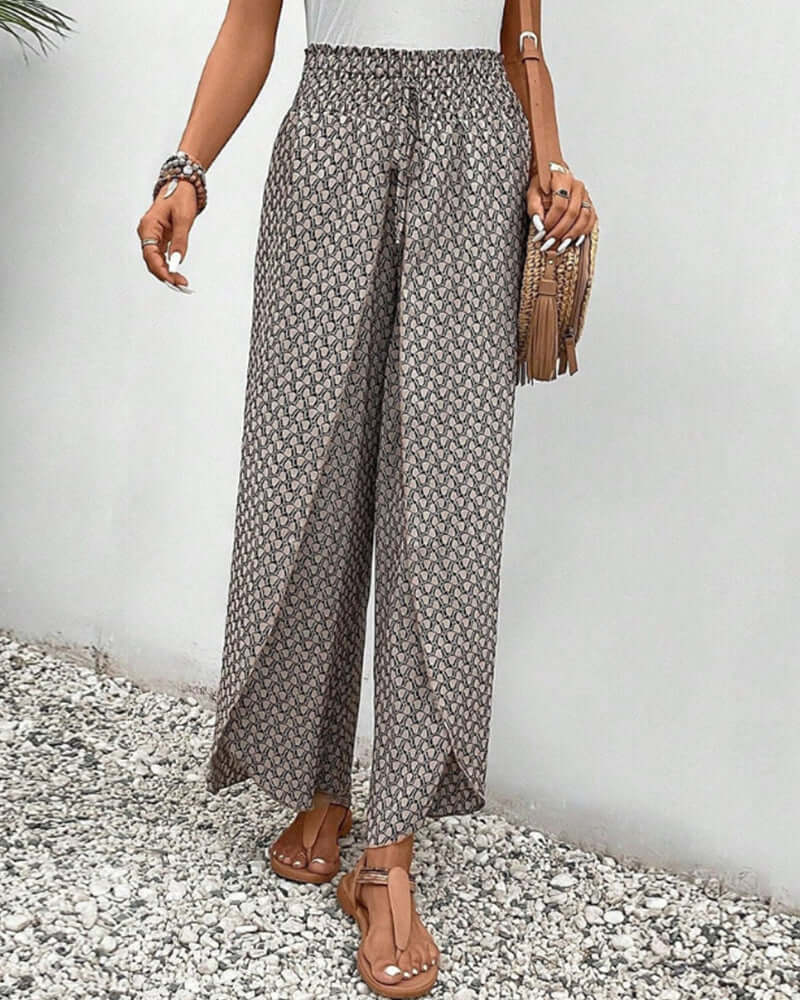Elle | Elastic trousers