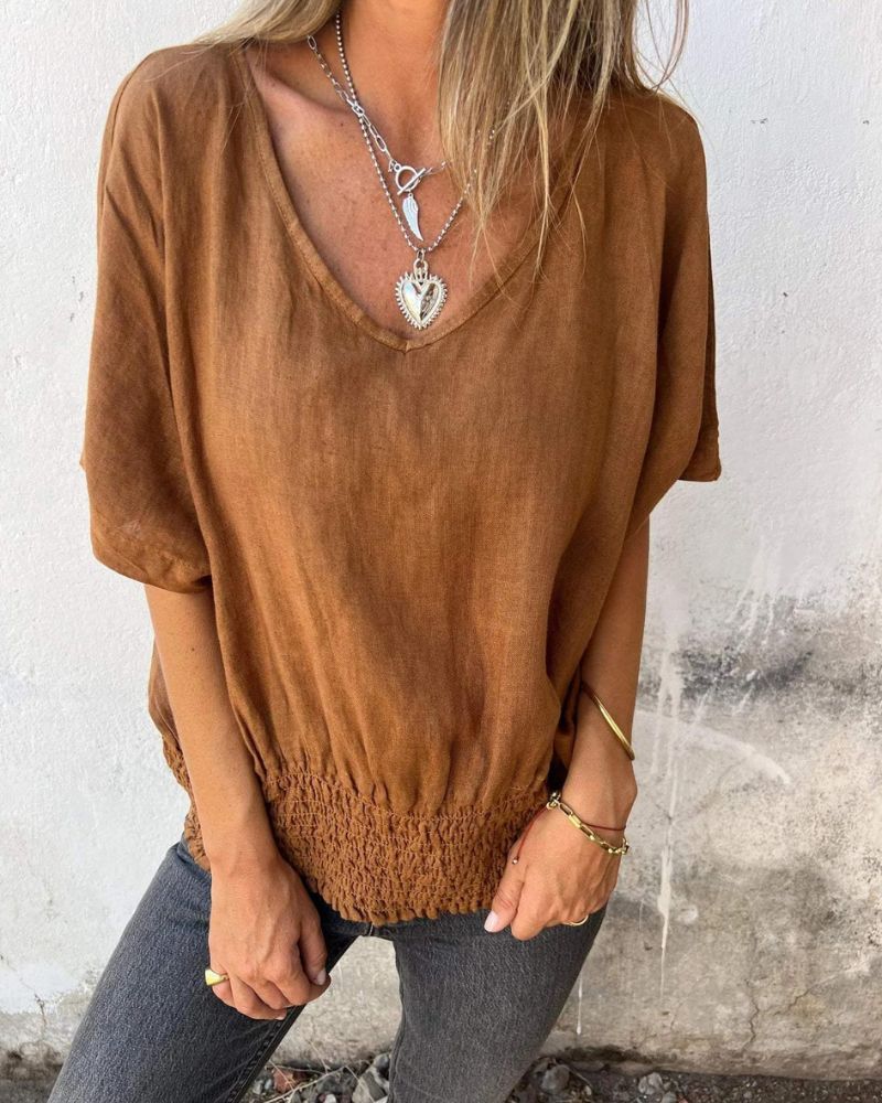 Elle | Comfortable linen shirt