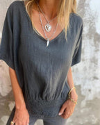 Elle | Comfortable linen shirt