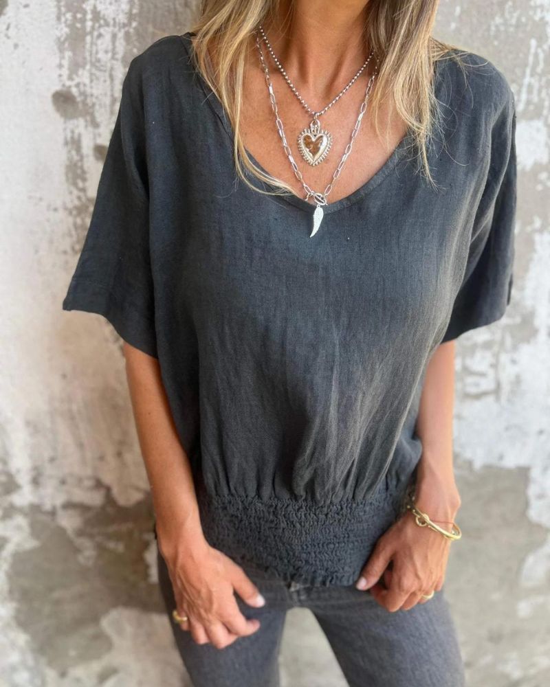 Elle | Comfortable linen shirt