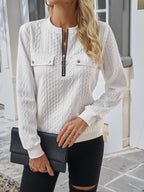 EMMY™ | Zip-Up Sweater with Pockets