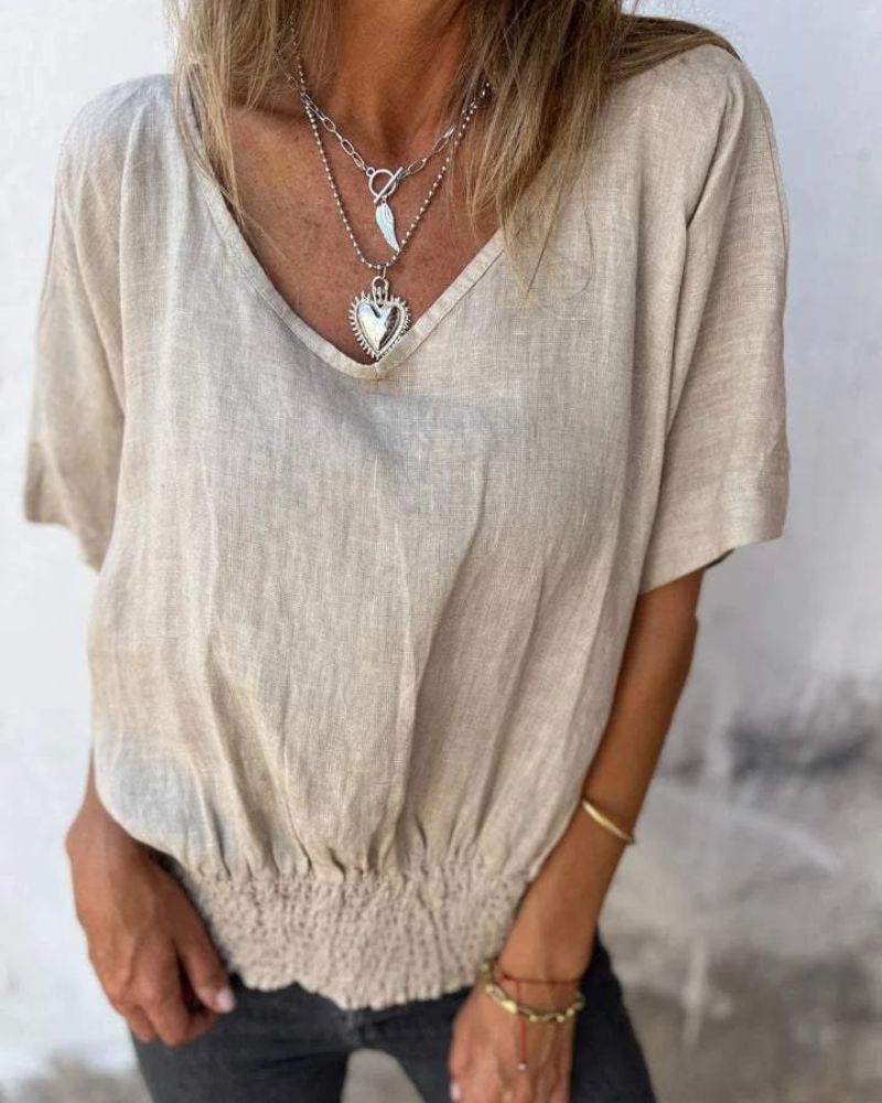 Elle | Comfortable linen shirt