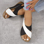 Elle | Comfy abstract sandals