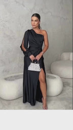 Elle | Satin dress