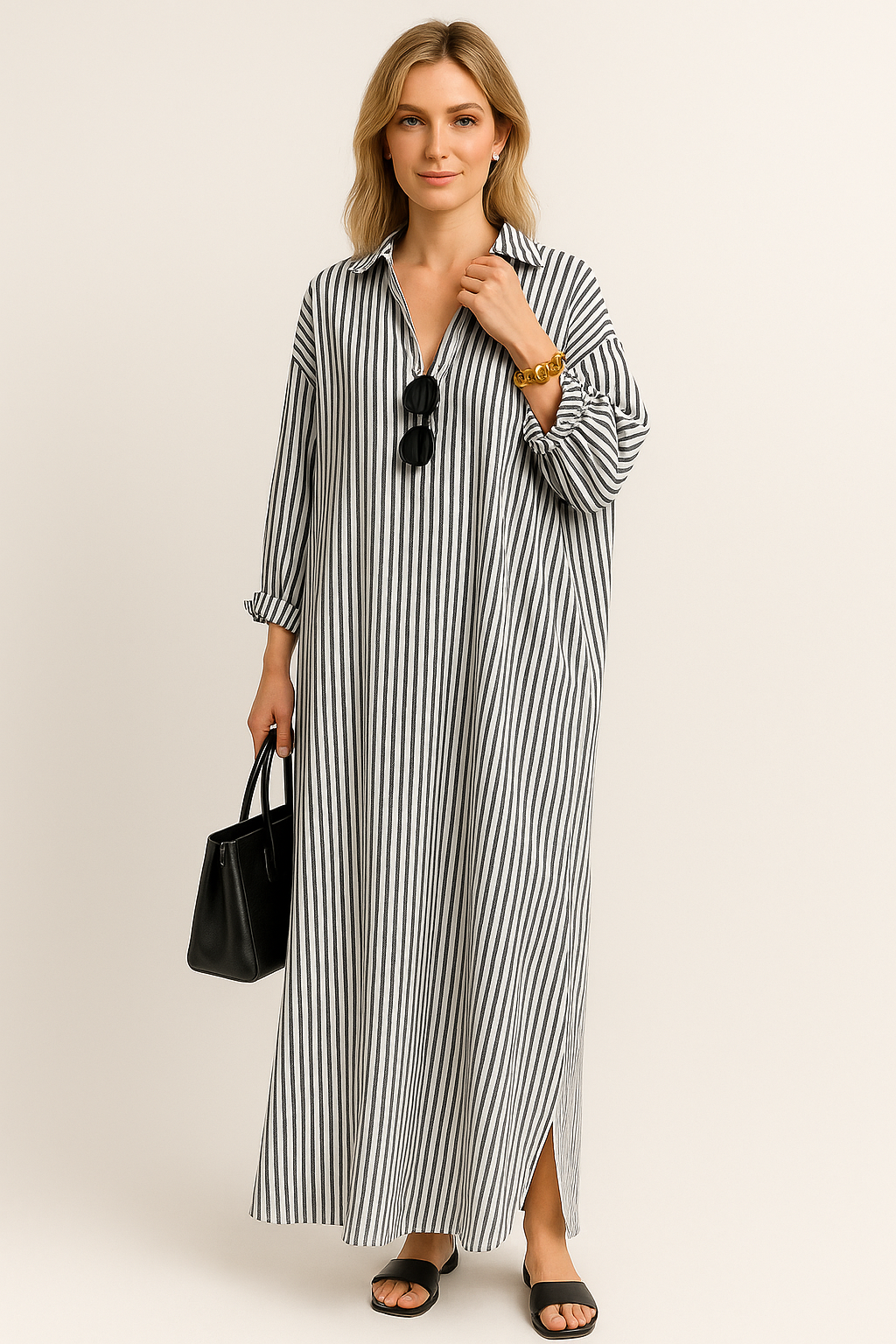 Elle | Relaxed oversized shirt dress