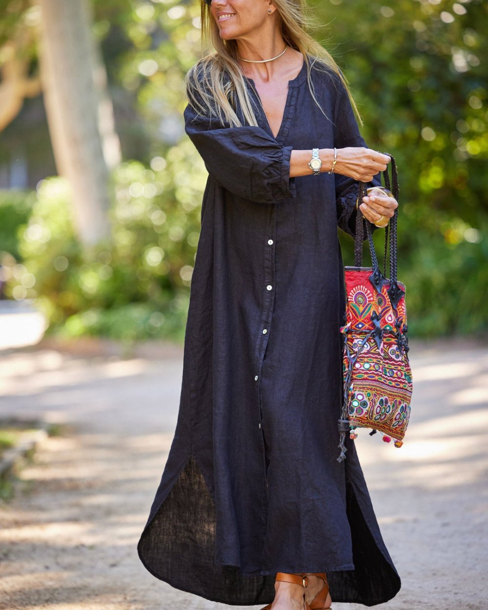 Elle | Lovely light linen dress