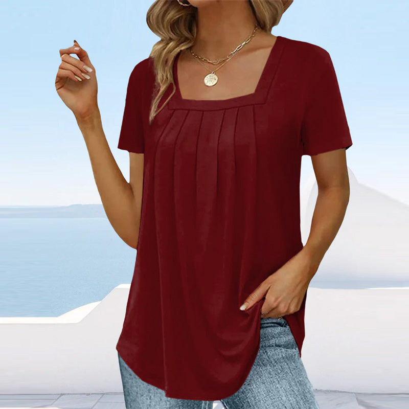 Elle | Pleated blouse