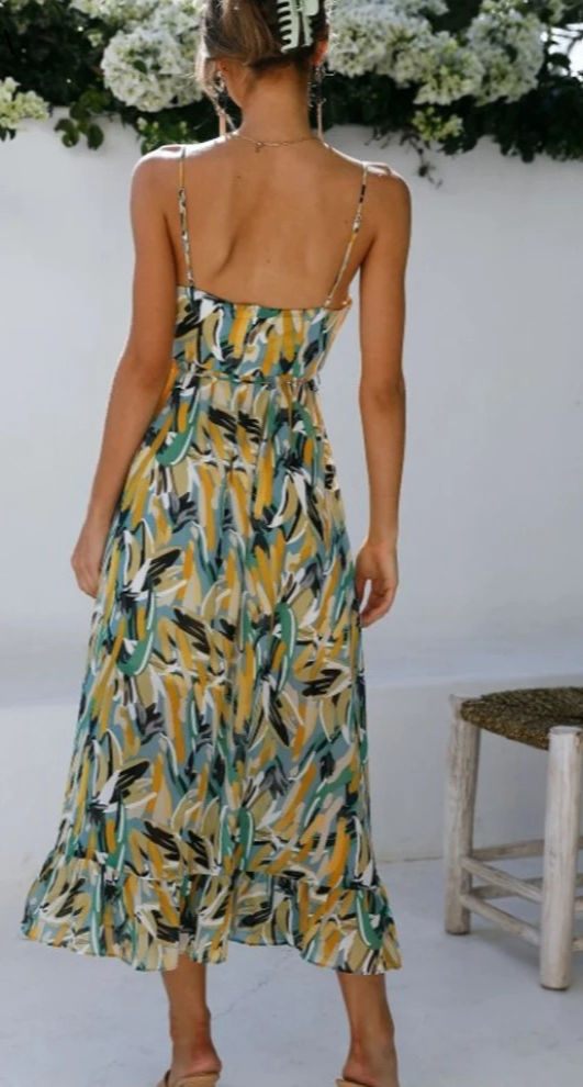 Elle | Colourful summer dress
