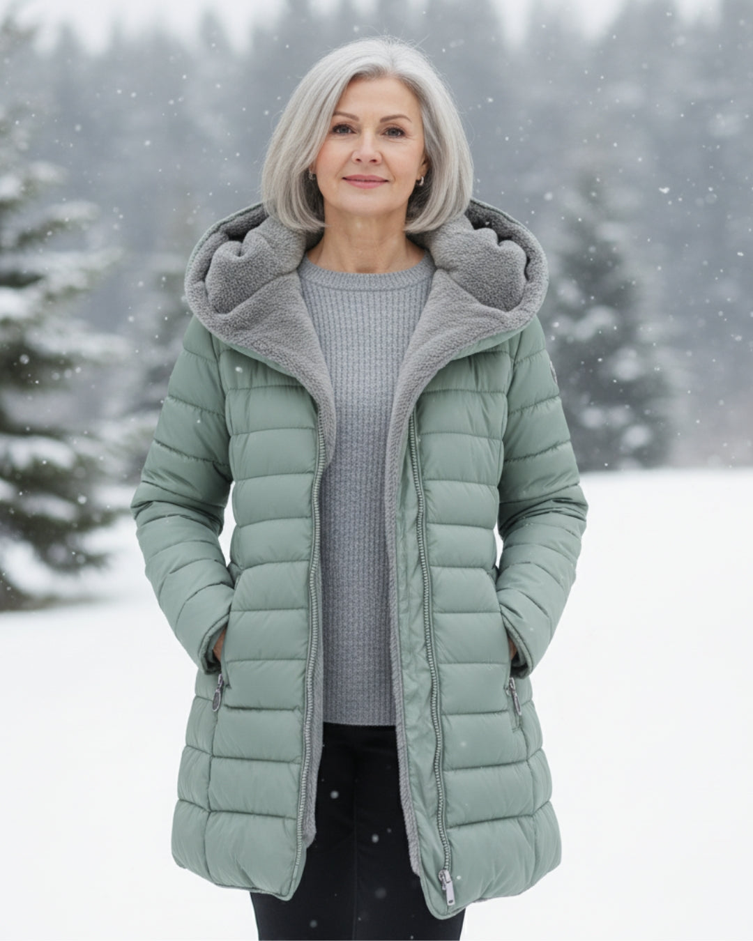 Lavinia™ | Fleece-lined Winter Coat