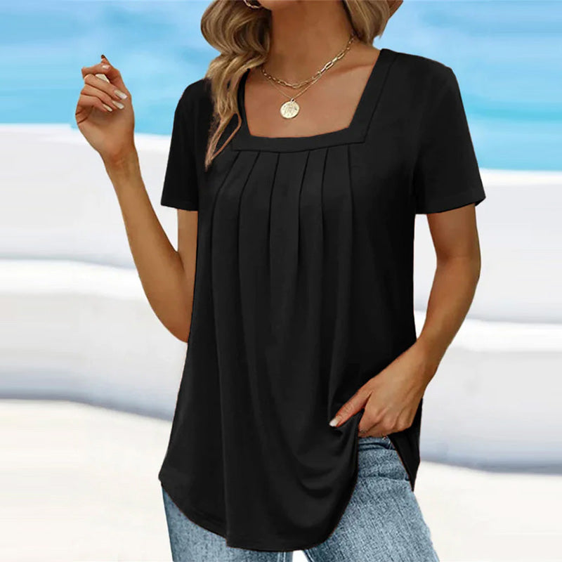 Elle | Pleated blouse