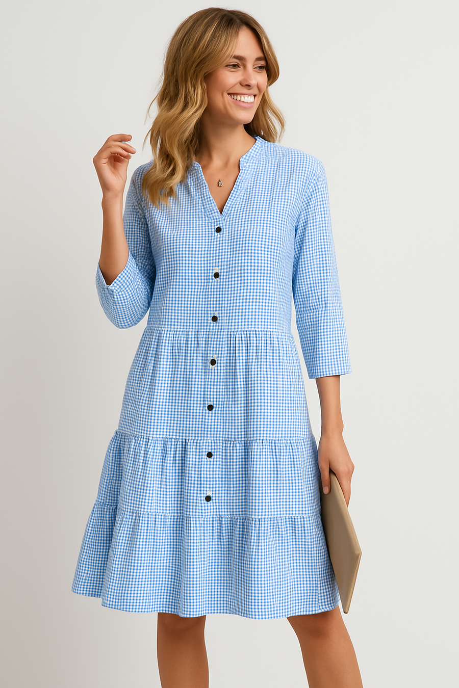 Elle | Checkered summer dress