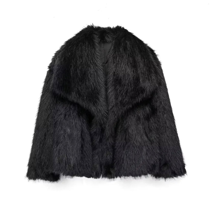 ELLA™ | Luxury Faux Fur Coat