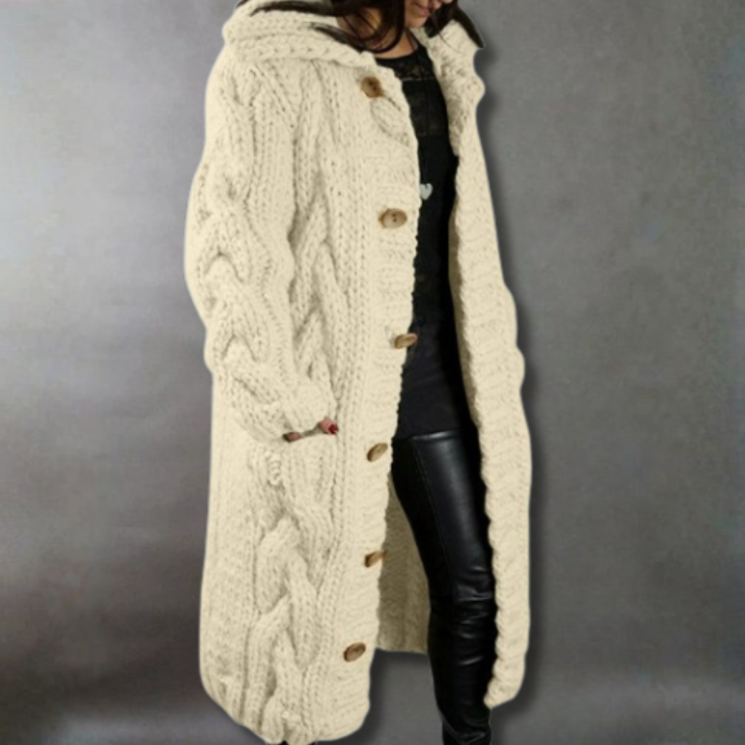 MINA™ | Cozy Cable-Knit Coat