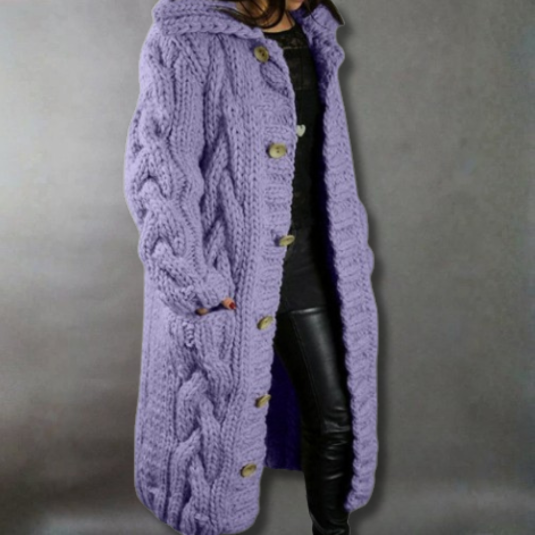 MINA™ | Cozy Cable-Knit Coat