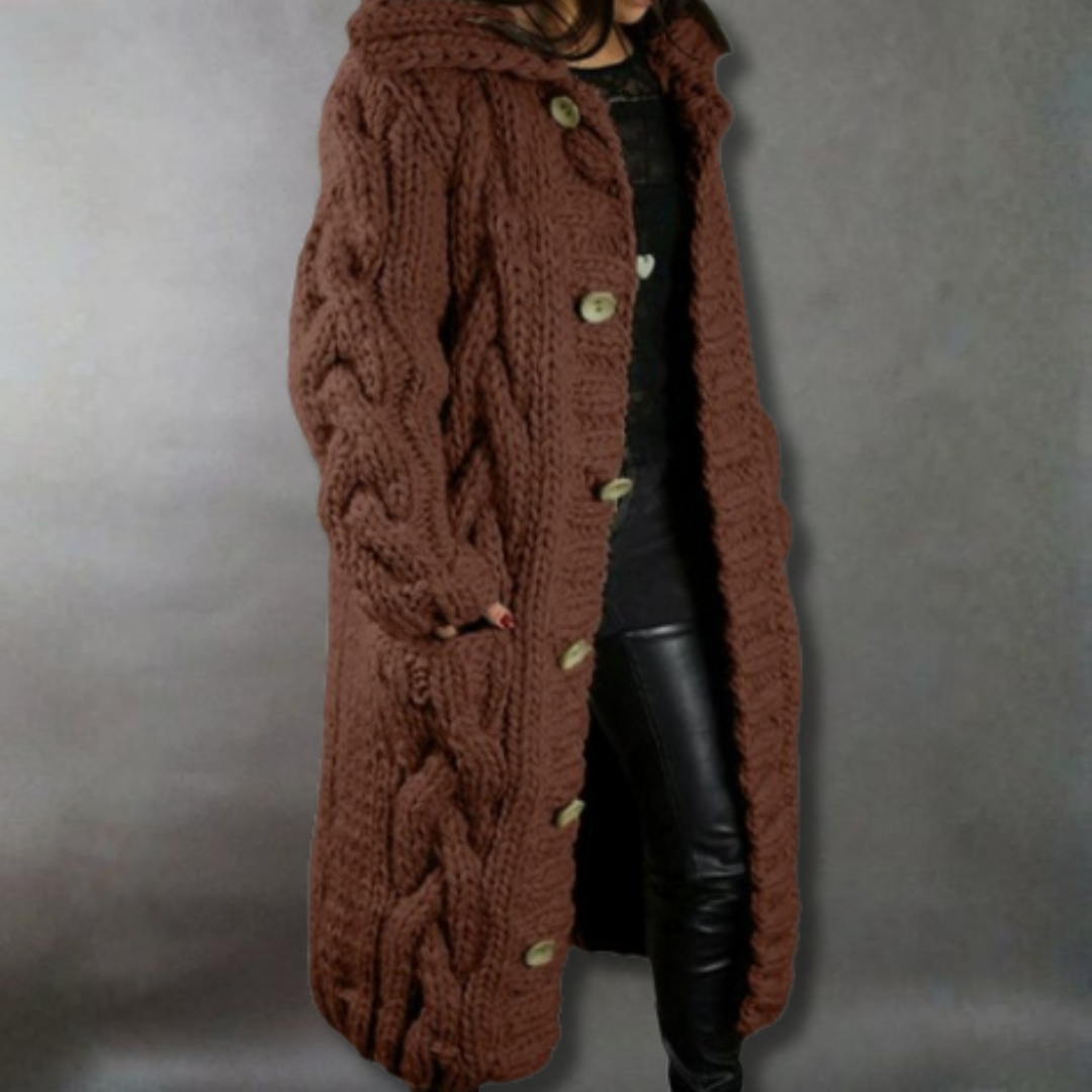 MINA™ | Cozy Cable-Knit Coat