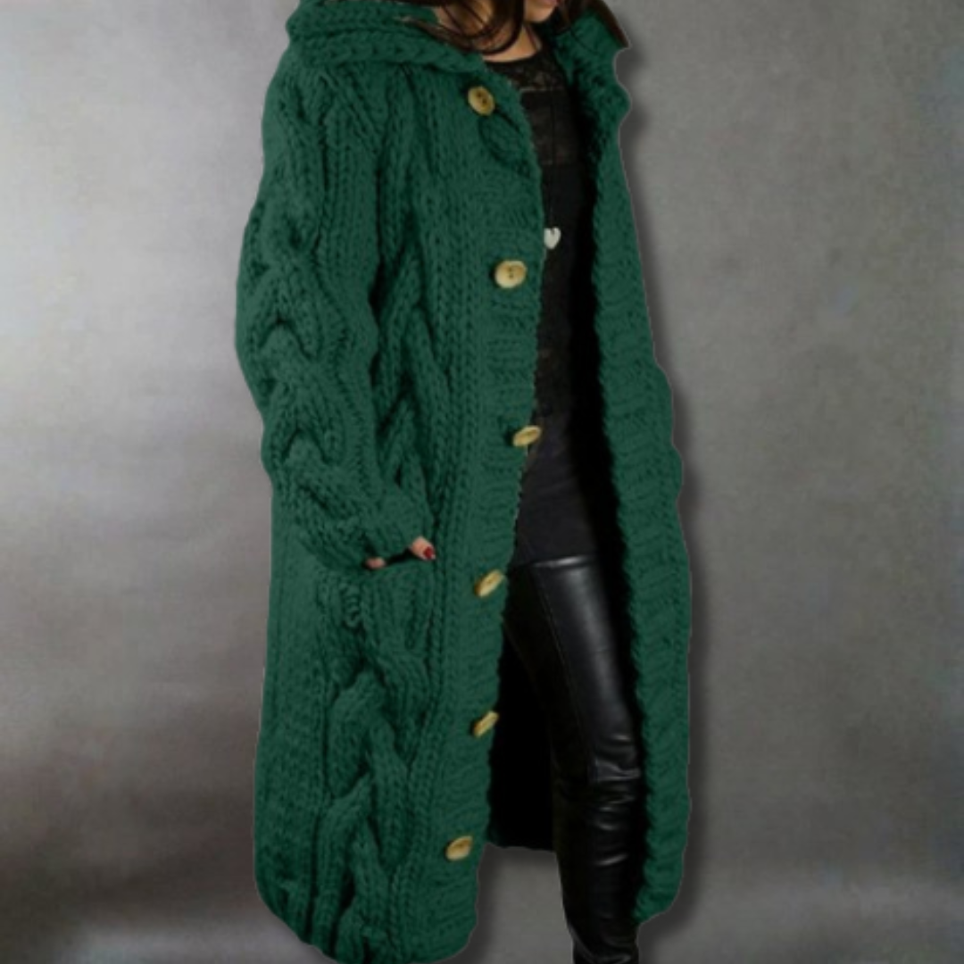 MINA™ | Cozy Cable-Knit Coat