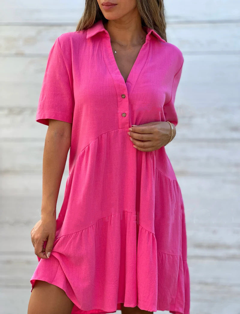 Elle | Casual linen summer dress