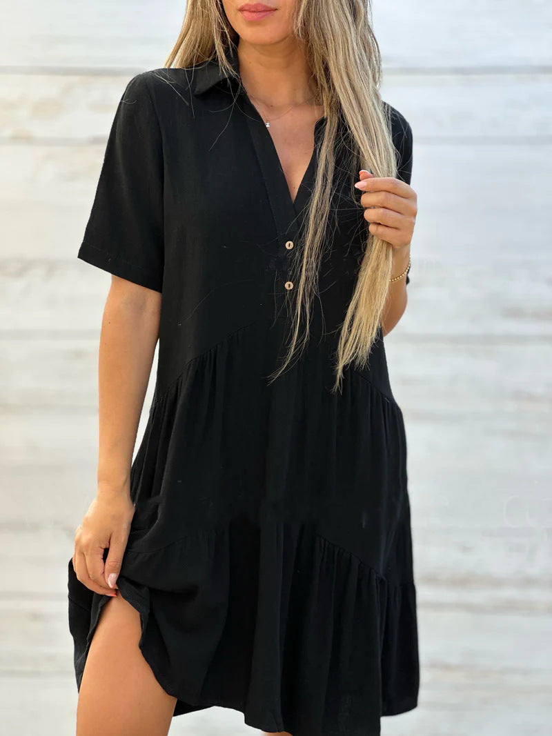 Elle | Casual linen summer dress