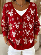 RedNose™ | Reindeer Fair Isle Cardigan