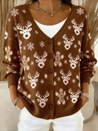 RedNose™ | Reindeer Fair Isle Cardigan