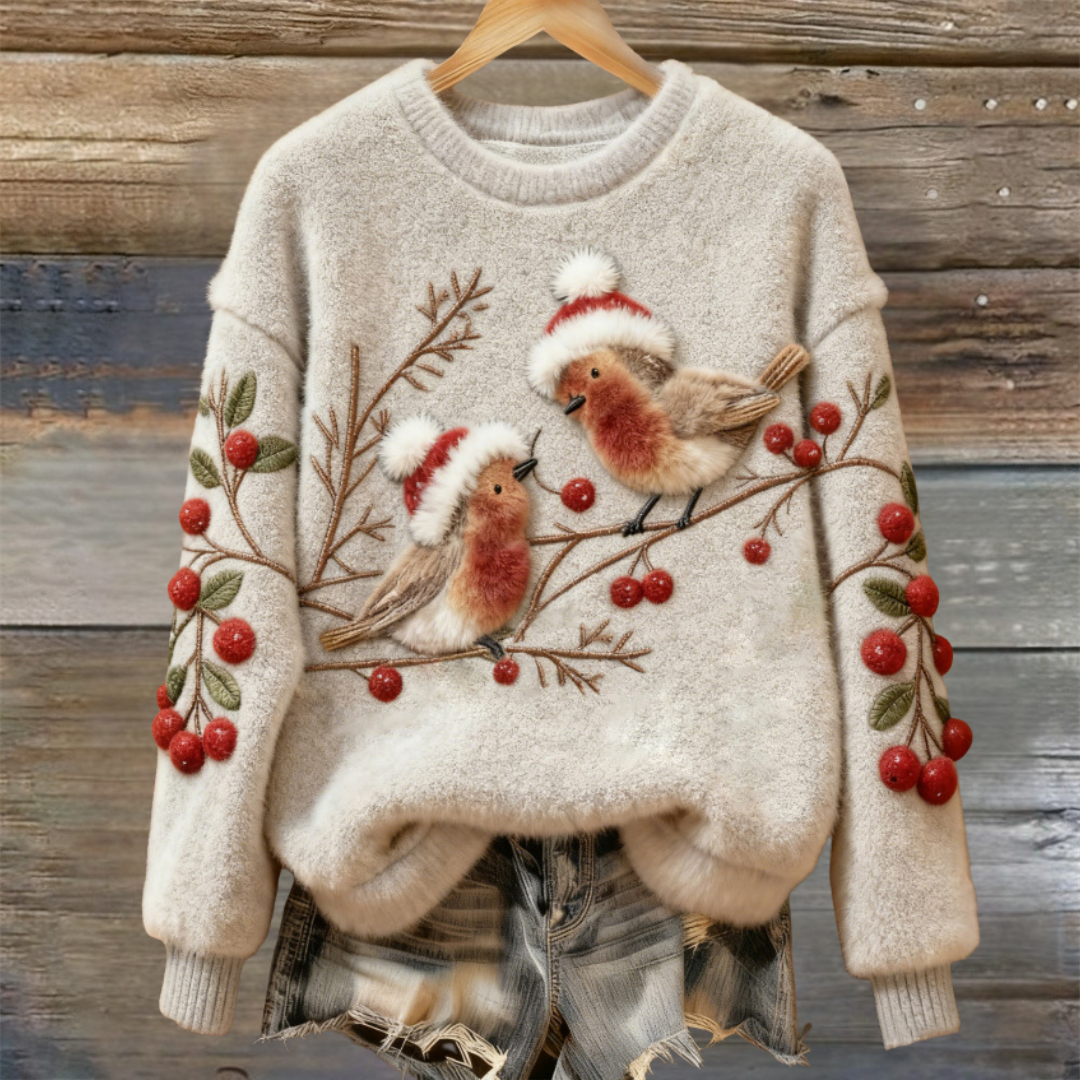 ROBIN™ | Redbreast Teddy Sweater