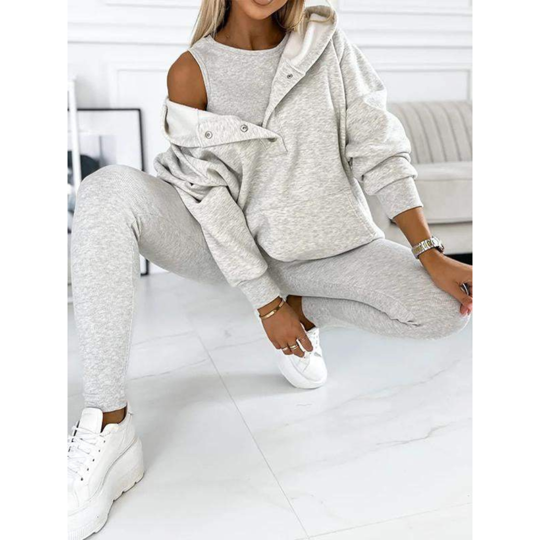 SILLE™ | Comfortable Three-Piece Tracksuit