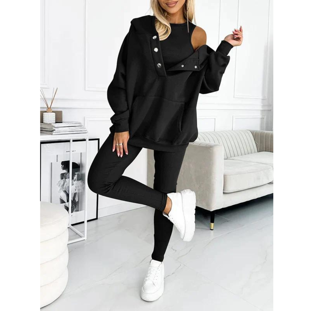 SILLE™ | Comfortable Three-Piece Tracksuit