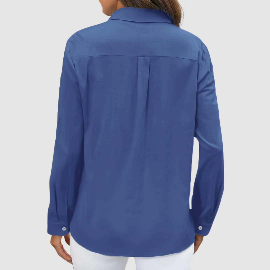 Celest™ Elegant pocket blouse