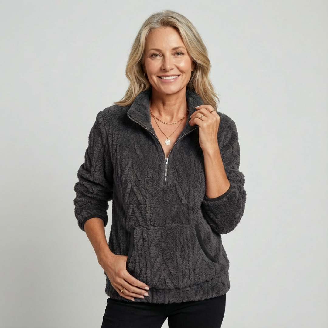 LIVIA™ | Soft Zip-up Sweater