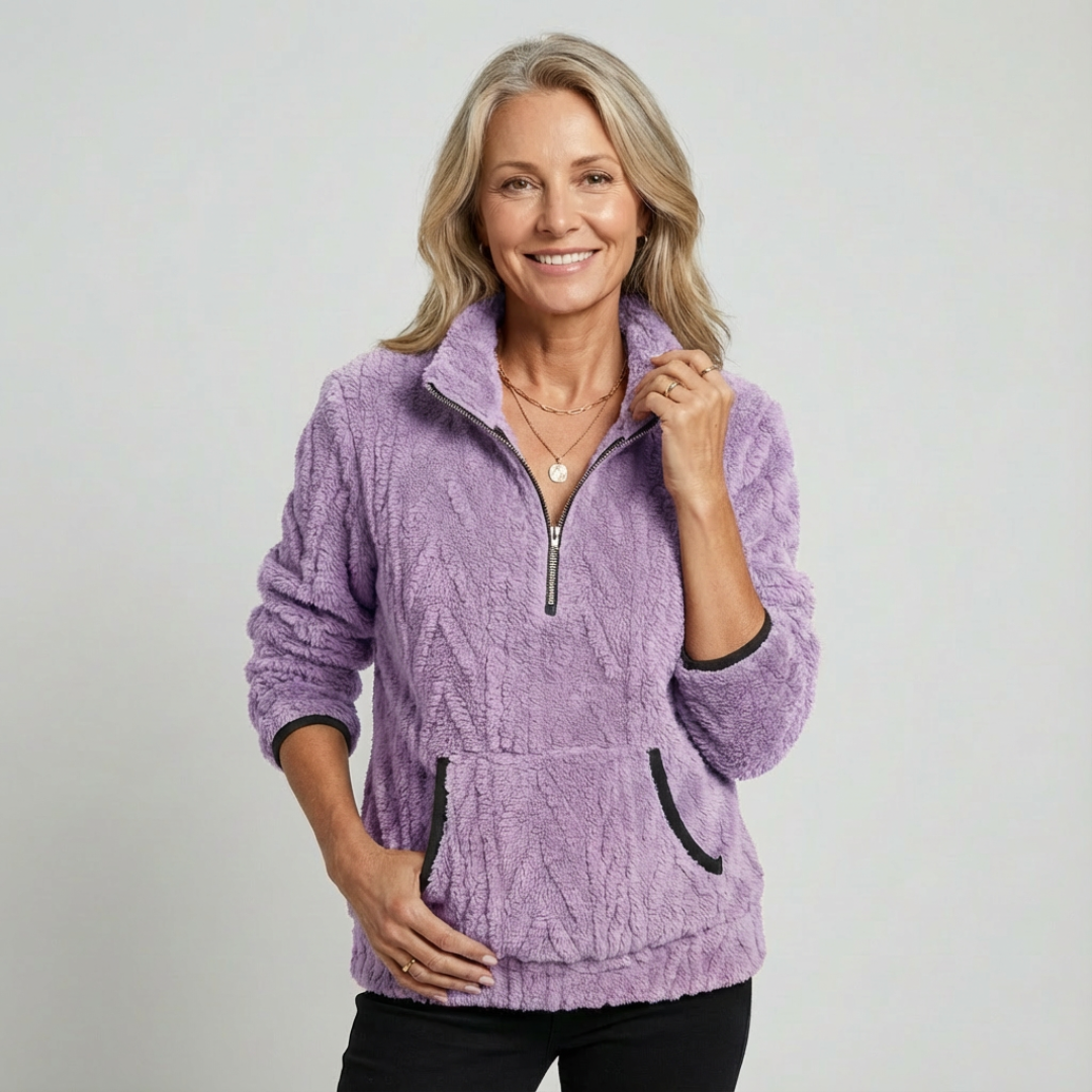 LIVIA™ | Soft Zip-up Sweater