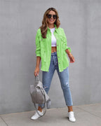 EMELIA™  | Denim Jacket in Beautiful Colors