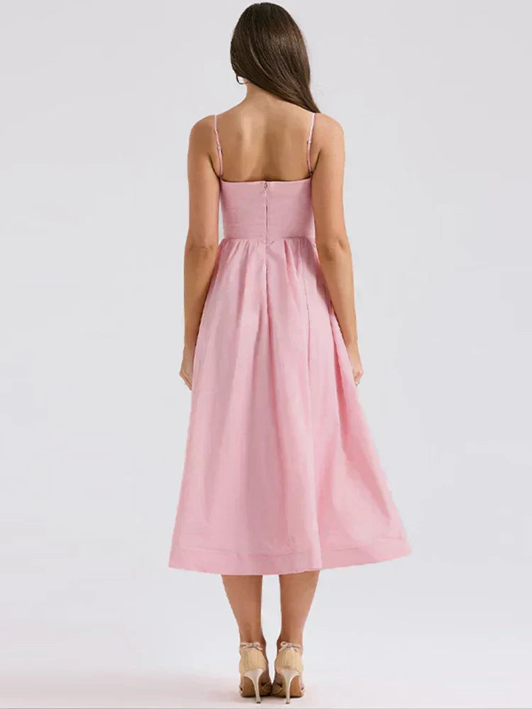 Elle | Dress with spaghetti straps