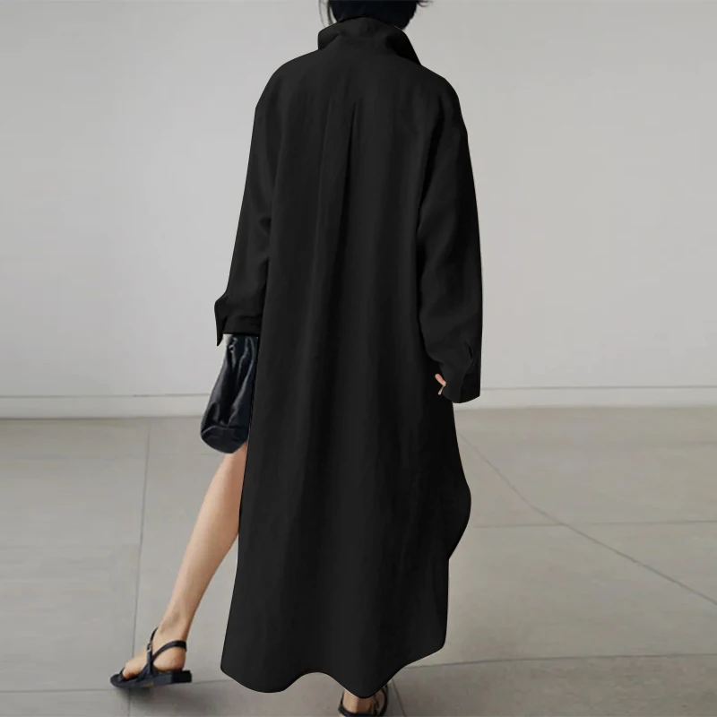 Elle | Oversized casual shirt dress