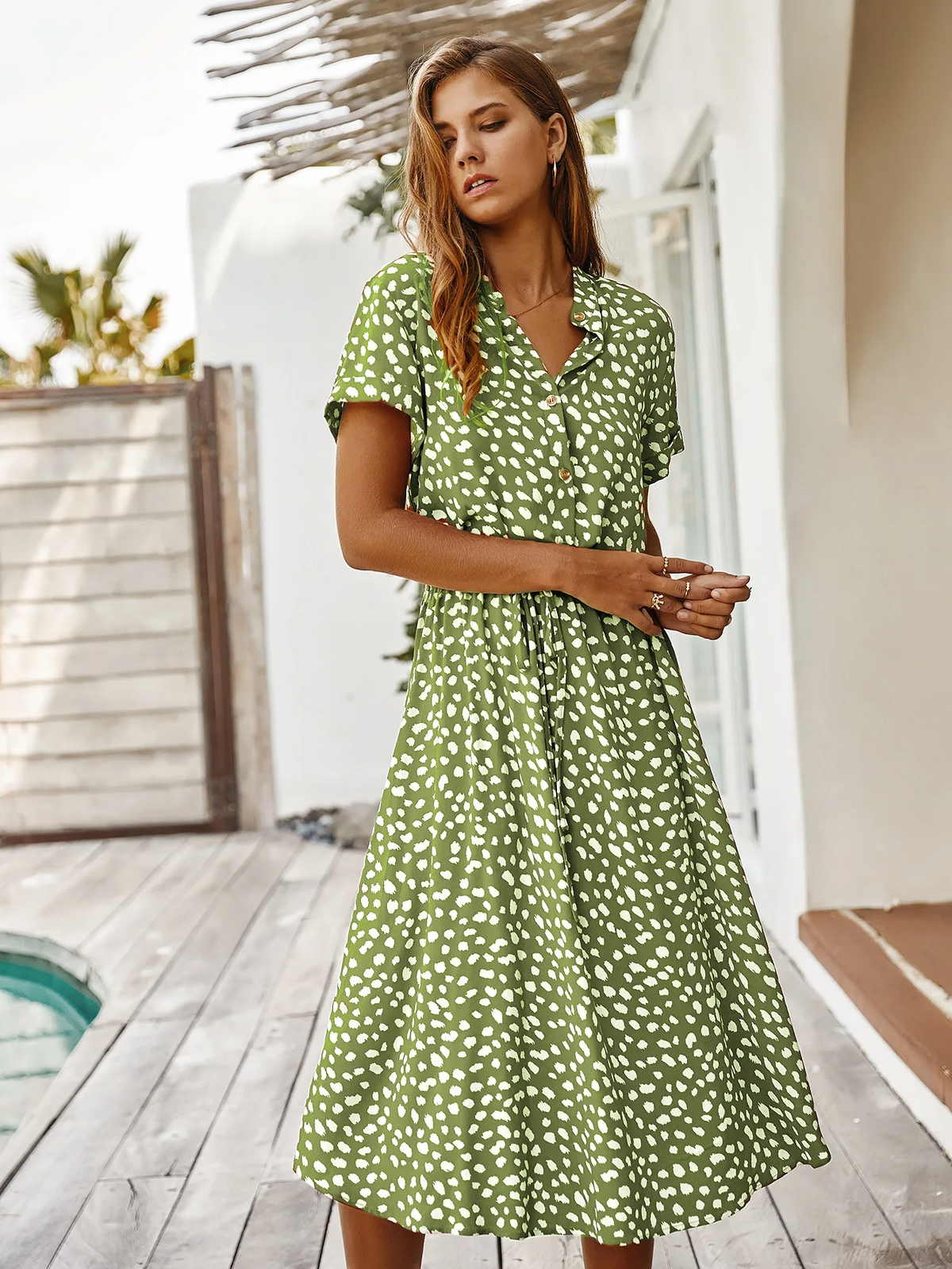 Elle | Shirt-style summer dress