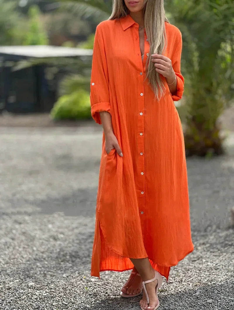 Elle | Stylish everyday shirt dress