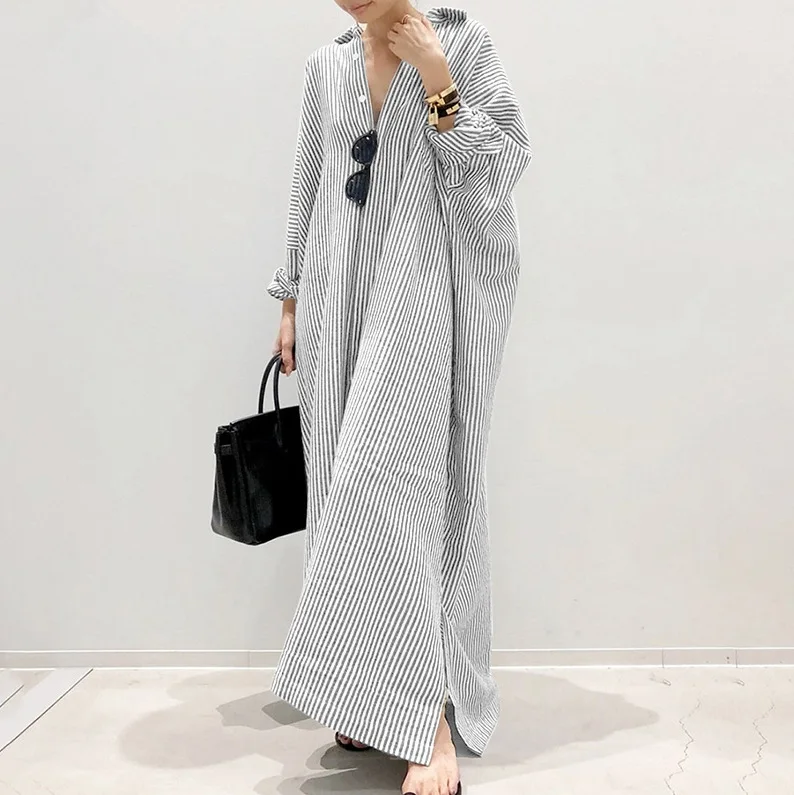 Elle | Relaxed oversized shirt dress